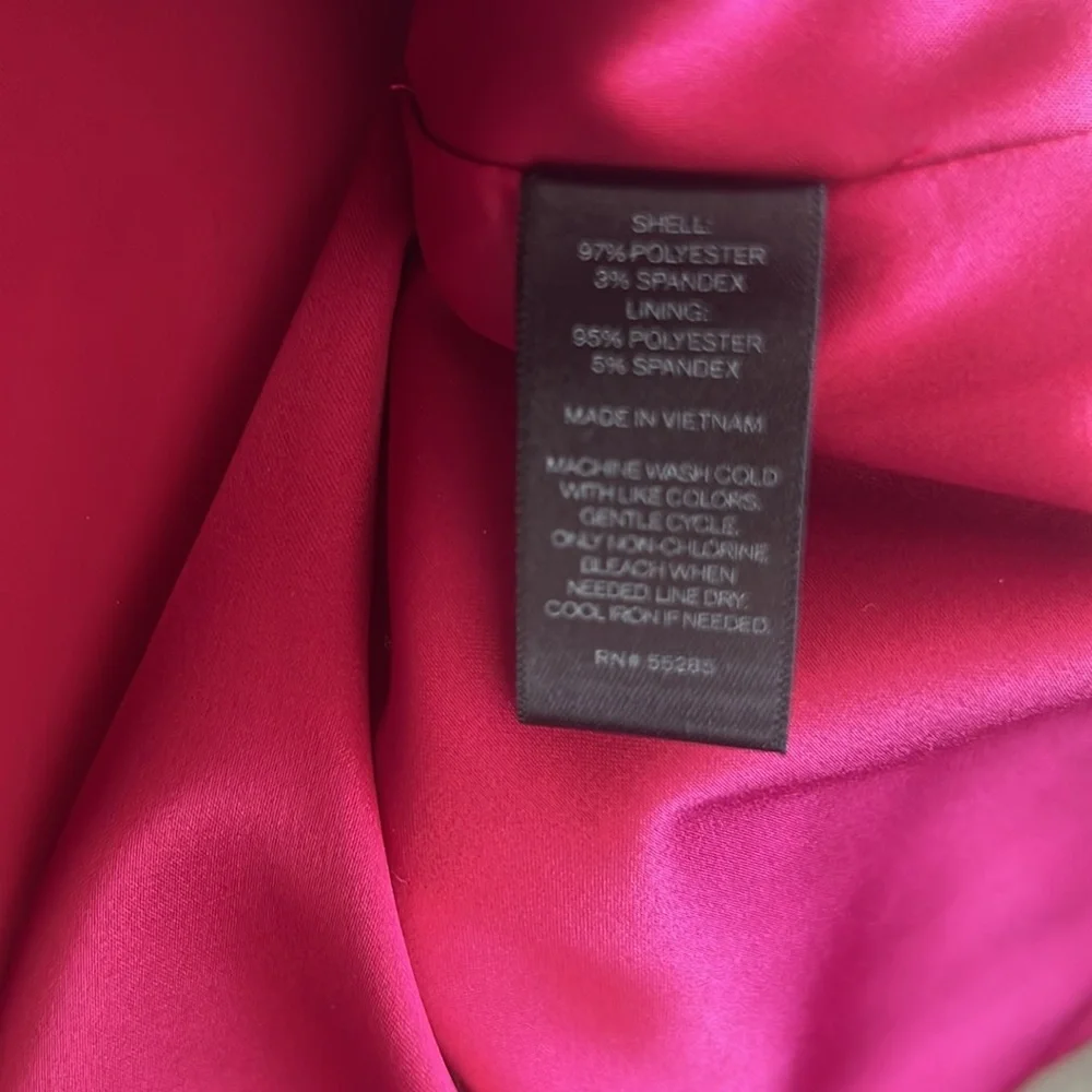 Express V Neck Satin Mini Cocktail Dress Sz 2 - Picture 8 of 9